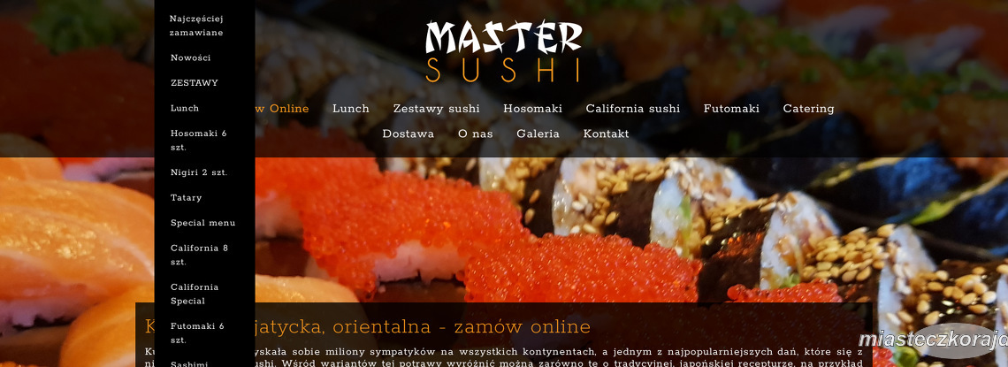 Master Sushi Bartosz Radziwiłłów