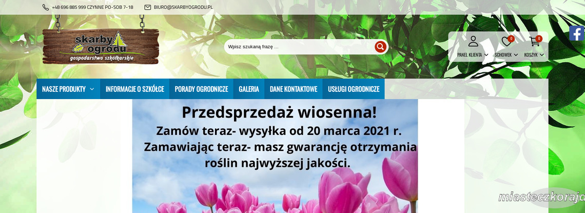 Sklep Internetowy Skarby Ogrodu