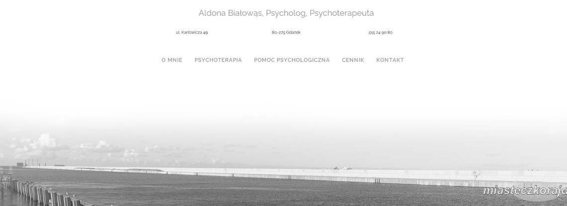 Psycholog - Psychoterapeuta Aldona Białowąs