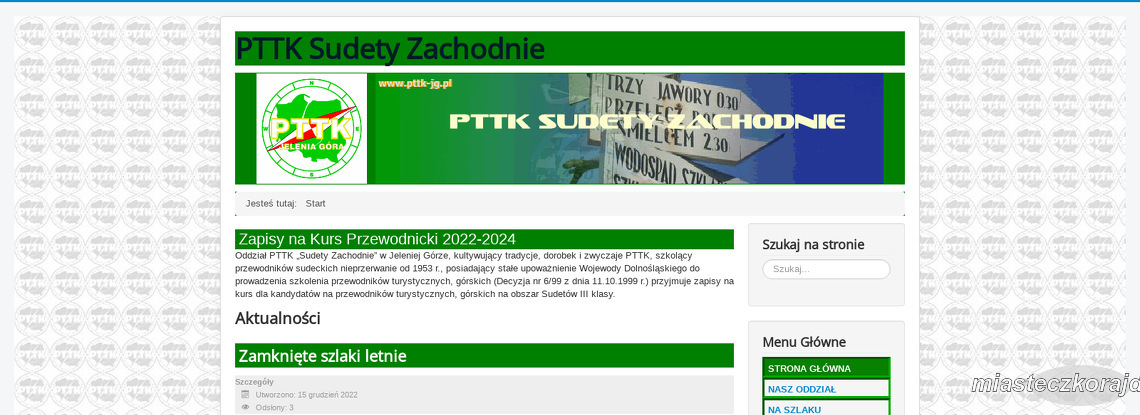 ODDZIAŁ PTTK SUDETY ZACHODNIE W JELENIEJ GÓRZE
