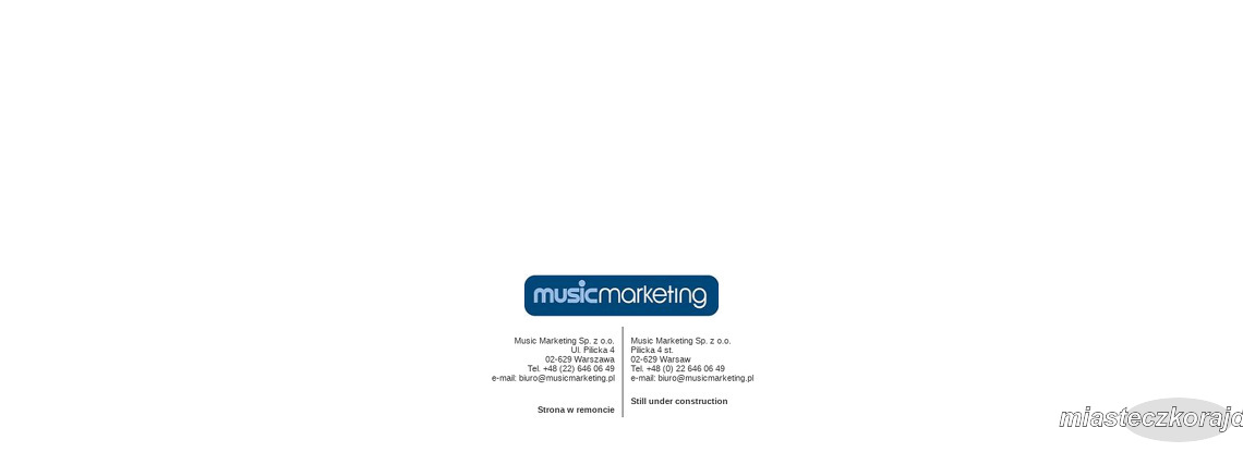 MUSIC MARKETING SP Z O O