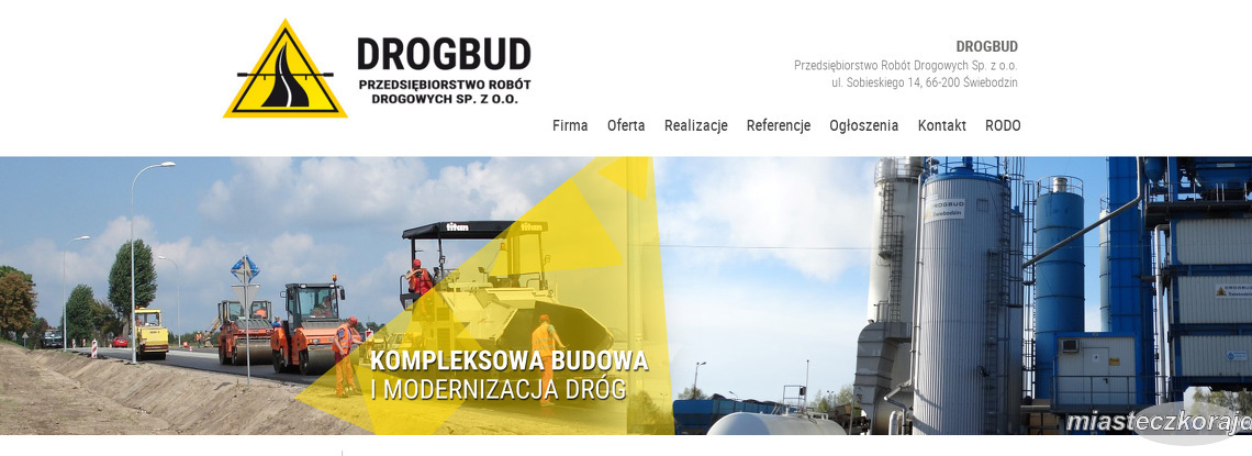 DROGBUD PRZEDSIĘBIORSTWO ROBÓT DROGOWYCH SP Z O O