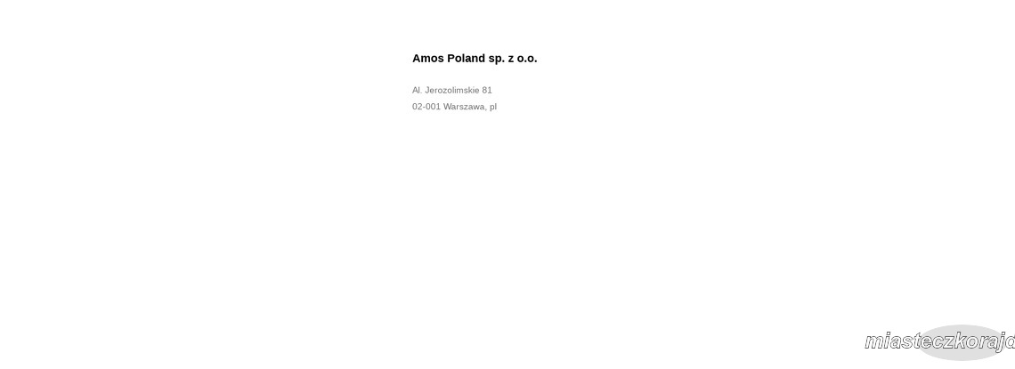 AMOS POLAND SP Z O O