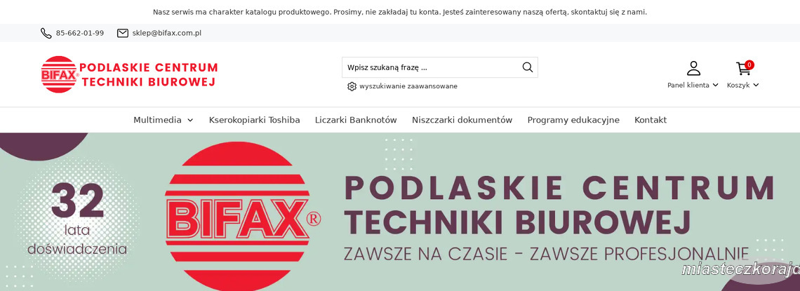 Podlaskie Centrum Techniki Biurowej i Medialnej "BIFAX" Sp. z o.o.