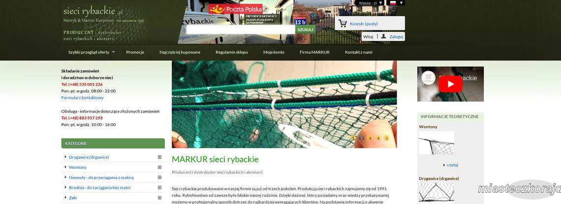 MARKUR - Sieci Rybackie