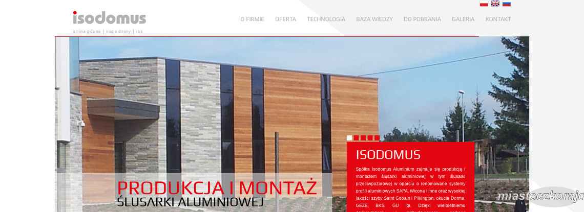 ISODOMUS ALUMINIUM SP Z O O SPÓŁKA KOMANDYTOWA